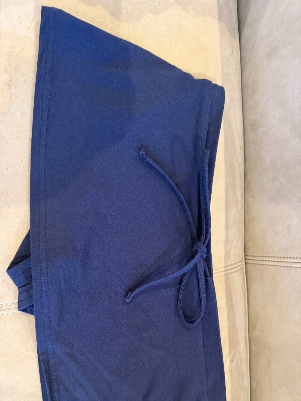 Edikted Navy Bayside Slitted Micro Skort Size XS